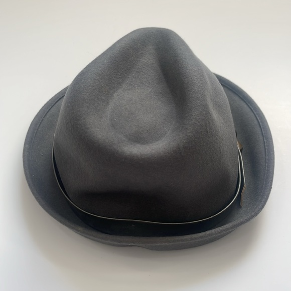 Mossimo Grey Flannel Fedora with Studded Band - Picture 5 of 7